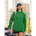 thumbnail image 2 of Independence Day Watercolor Flag Hoodie Women -Image by Shutterstock, Female Medium, 2 of 4
