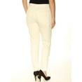 thumbnail image 2 of FREE PEOPLE $128 Womens New 1125 Ivory Straight leg Casual Jeans 28 WAIST B+B, 2 of 2