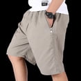 thumbnail image 3 of DJDLJWCJ Cargo Shorts Men, Big and Tall Cargo Shorts for Men Solid Multi-pocket Bermuda Shorts Gym Shorts for Men Outdoor Running Shorts Gray 3XL, 3 of 7