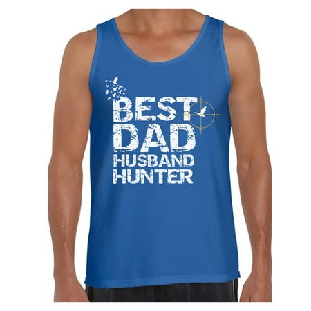Awkward Styles Best Dad Husband Hunter Tank Top for Men Hunting Shirt for Daddy Best Father Ever Tshirt Best Husband T Shirt for Men Best Hunter Collection Gifts for Husband Hunter's T-Shirt for (Best Hunter Tank Pet)