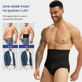thumbnail image 2 of Lalamelon Men Shapewear Tummy Control Shorts Slimming Body Shaper Compression Underwear Belly Girdle Briefs Boxer, 2 of 6
