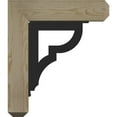 thumbnail image 3 of 4"W x 20"D x 23"H Bradford Craftsman Ironcrest Rough Sawn Bracket, Douglas Fir (1 1/2"W x 12"D x 15"H Iron Bracket), 3 of 5