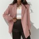 thumbnail image 5 of Gibobby Blazer de mujer casual Blazer De Mujer Chaqueta De Traje De Manga Larga Chaqueta Bolero Traje Cárdigan De Gabardina(Rosa,M), 5 of 5