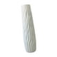 thumbnail image 5 of Jarrón cilíndrico grande para suelo, objeto decorativo, maceta para ramas de diseño moderno. Blanco, 5 of 9
