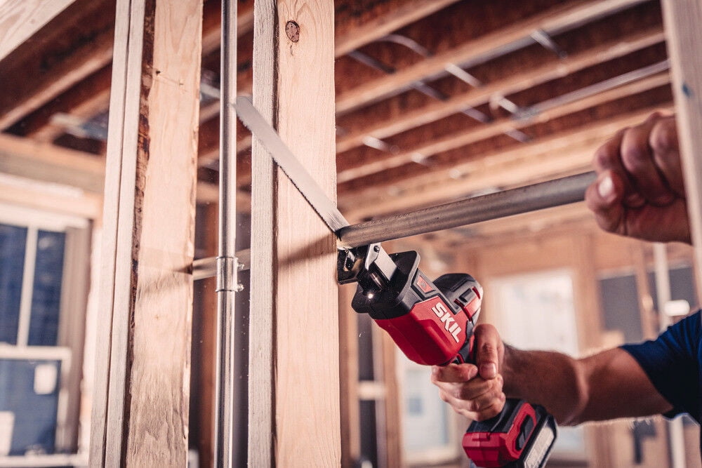 SKIL RS5825B-10 20V PWRCORE 20 Brushless Compact Lithium-Ion Cordless Reciprocating Saw Kit (2 Ah)