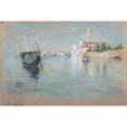 thumbnail image 3 of Whistler, James McNeill 14x11 Black Modern Framed Museum Art Print Titled - The Cemetery 1880, 3 of 5