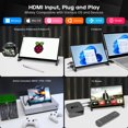thumbnail image 4 of ROADOM Raspberry Pi Écran, Moniteur à Écran Tactile 10.1 Pouces, IPS FHD 1024 Pouces 600, Réactif et Toucher Lisse, Double Haut-Parleurs Intégrés, HDMI Intégré, 4 of 9