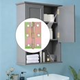 thumbnail image 5 of Murtenze 12 Pack 2.5 Inch Door Hinge, Colorful Butt Hinge Ball Bearing Window Outdoor Hinges with Mounting Screws, 5 of 5