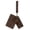 Coffee, variant on Wrangler Women's Keychain Wristlet Wallet Dual Pouch Design with Zipper Coin Purse, Spacious & Easy to Carry, Beige