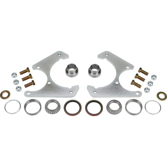 Basic Disc Brake Kit, 1969-77 GM Caliper, Fits Ford Spindle, 5 on 4-3/4