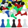 thumbnail image 1 of LEEYNEER 96pcs Board Game Pieces Pawns Chess Pieces Tabletop Game Token Game Component Random Color, 1 of 6