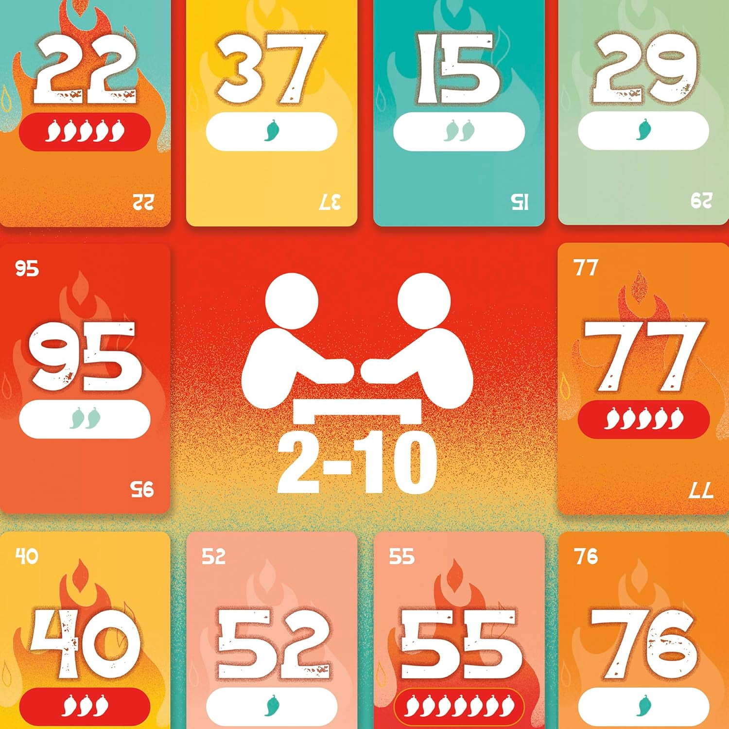 Beat the Heat Card Game for Kids, Teens, and Adults, Family Games for 2-10 Players, Ages 8 and up