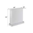 thumbnail image 5 of Bowery Hill Table de Bar Blanc, 5 of 5