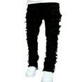 thumbnail image 4 of GYRATEDREAM Boy's Ripped Slim Fit Jeans Destroyed Distressed Denim Jeans Kids Classic Washed Jean Pants with Holes, 4 of 6