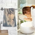 thumbnail image 7 of Yayeee 2 Pack Hand Towels for Bathroom 100% Cotton 16" x 28" Soft Absorbent Kitchen Towel, Floating Whale, 7 of 7