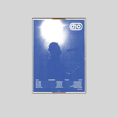 Djo Summer tour 2026 Poster size 24''x36'' The Orange Shop