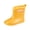 Yellow, variant on Kids Toddler Rain Boots for Boys Girls with Easy-on Handles Outdoor Boot for Rain, Mud, Cold Weather, Snow
