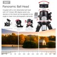 thumbnail image 2 of BAFANG Tripod,With Panoramic Ballhead 11lbs Load Video Panoramic Ballhead Cold Stand With Panoramic Mount Metal 11lbs Cold Mount Metal Video Cold Ballhead Metal Video With Ballhead Metal Dsfen, 2 of 6