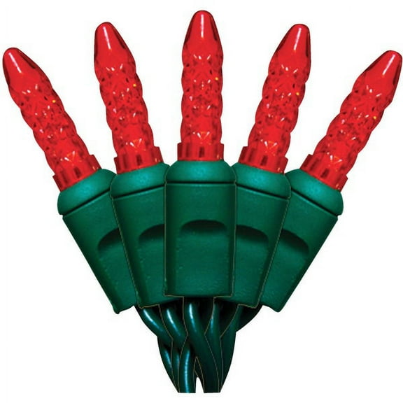 J Hofert C3 LED String Light Set - 200 Bulbs, Red