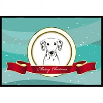 Dalmatian Merry Christmas Door Mat