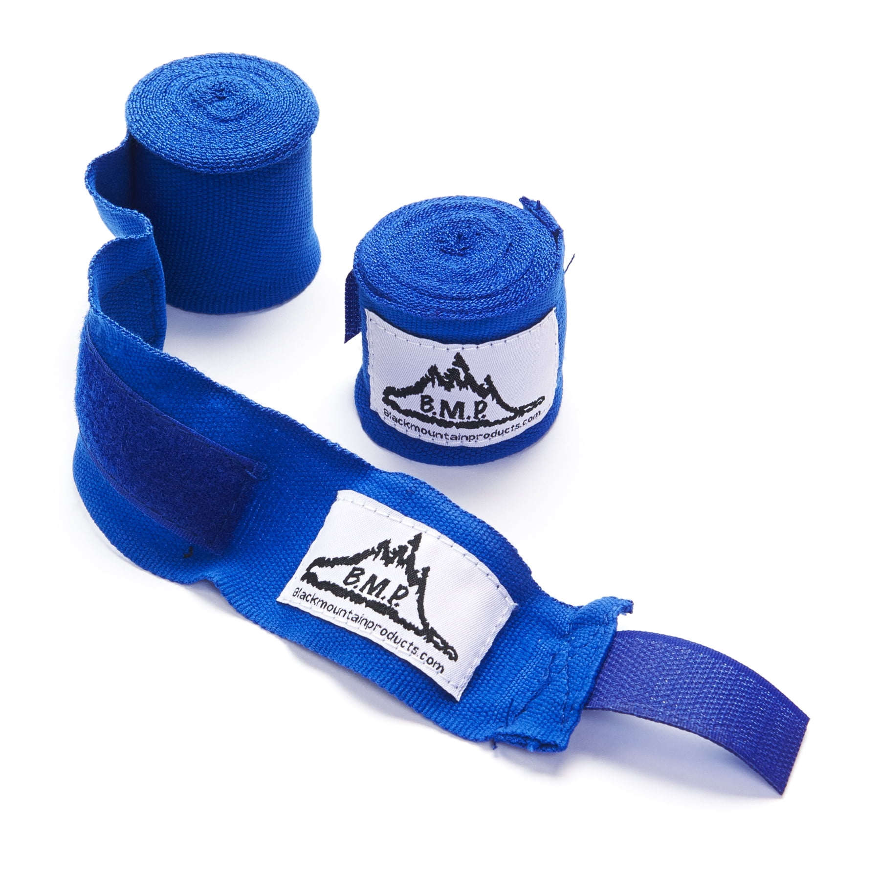 Black Mountain Products Professional Grade Boxing and MMA Hand Wrist Wraps, Blue