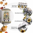 thumbnail image 5 of Shower Curtains Sets for Bathroom Decor Green Truck Sunflower on Wood Grain Waterproof Bathroom Curtain with Hooks, Black White Plaid for Bathroom Decor,72x72IN, 5 of 6