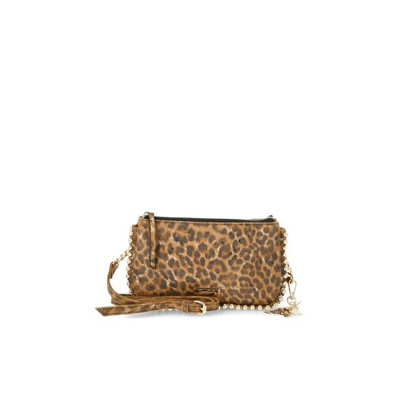 Jessica Simpson Women’s Roxie Crossbody Bag, Leopard