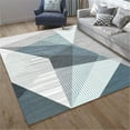 thumbnail image 1 of OUSGAR Geometric Area Rug Floor Rugs 5 x 7 Area Rug Washable Shag Rug Abstract Cream Carpet Anti-skid Carpet for Bedroom Dining Room Door Mat Entryway Laundry Room Extra Large Area Rugs 5 x 4 ft, 1 of 4