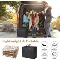 thumbnail image 4 of Findosom 5'x8' Waterproof Boho Outdoor Rug, Foldable Reversible Plastic Straw Rug, Large Patio Rug for Outdoors, RV, Patio, Backyard, Deck, Picnic, Beach, Camping Brown, 4 of 6