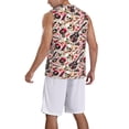 thumbnail image 2 of Sikiie Guitar Skull rock Basketball Jersey Reversible Men's Mesh Athletic Sports Shirts Training Practice S-4XLMedium, 2 of 6