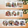 thumbnail image 3 of Tarjeta Felicitación Con Pintura Diamantes Dibujo 10 Uds. Gatos Feliz Navidad, 3 of 9