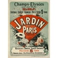 thumbnail image 3 of Jules Chéret 11x14 Black Modern Framed Museum Art Print Titled - Champs-Elysees, Jardin De Paris (1884), 3 of 5