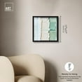 thumbnail image 4 of Minted Horizon I Shadowbox Print Mint Abstract Art by Art Remedy, Black Frame, 16 x 16, 4 of 6