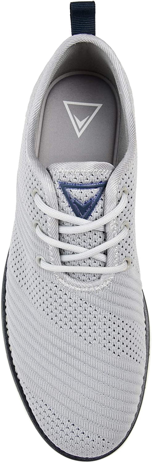 Vance Co. Mens Novak Tru Comfort Foam Knit Lace-up Round Toe Dress Shoe, Widths Available