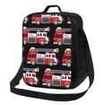 thumbnail image 1 of Disketp Fire and Rescue Truck Bolsa Térmica Estampada para Almuerzo, Lonchera para Hombres y Mujeres Adultos, 1 of 7