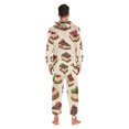 thumbnail image 4 of FORMRS Onesies Pajama for Adults Unisex Hoodie Winter Jumpsuit One Piece Sleepwear, Sizes S-2XL, Strawberry Cake, 4 of 7