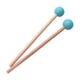thumbnail image 1 of 2x Mazos de Madera Mazo de Tambor Palo Mango de Madera Accesorios Escenario Actuación Azul, 1 of 9