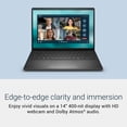 thumbnail image 3 of Dell D14260 14-inch FHD+ Laptop, Intel Core Ultra 7 255U, 16GB DDR5, 512GB SSD, Carbon Black, 3 of 19