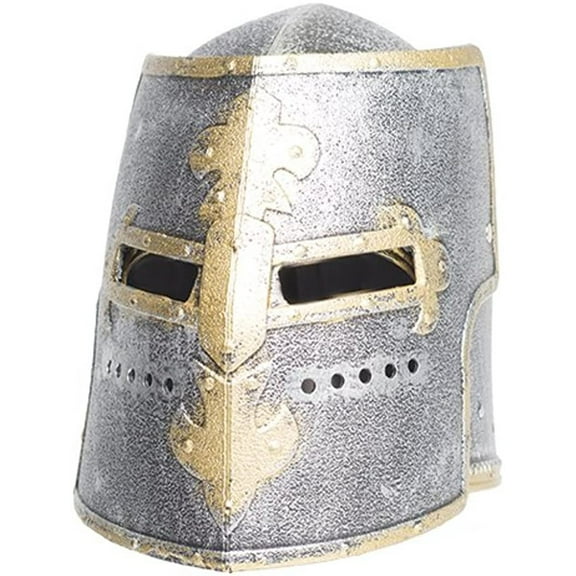 Underwraps UDW-28759OS-C Knight Box Helmet Silver Adult Costume OS