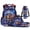 Fire Truck, variant on Aplkyhs Blue Axolotl Kids Backpack Set of 4 with Lunch Box Pencil Case Bottle Sleeve for Girls Boys Large Capacity Lunch Bag for Teens Elementary Middle School