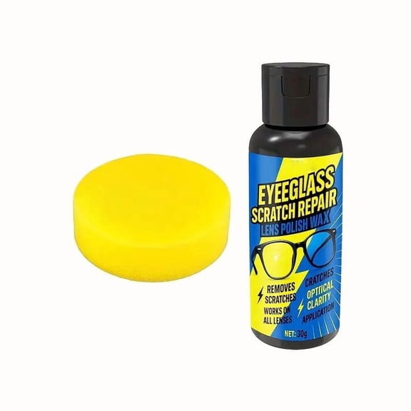 Eyeglass Scratch Remover With Lens Repair Formula, Windshield Cleaner Spray And Scratch Repair Cream For Camera Mirror And Screen Maintenance