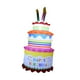 thumbnail image 5 of Torta de cumpleaños,Pastel de cumpleaños inflable de 6 pies con luz LED,Decoración inflable para tarta de cumpleaños,recuerdo de fiesta,Decoración inflable para cumpleaños al aire, 5 of 9