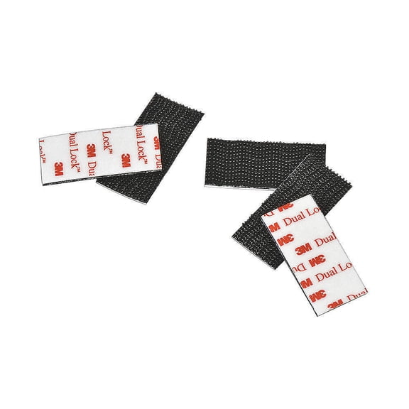10X 250 Stems Density Polyolefin Fastener Dual Lock Tape SJ3550 Black Fastener