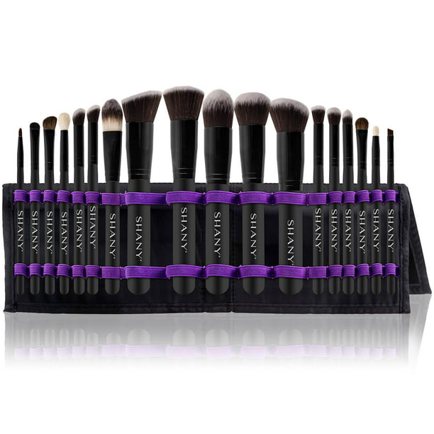 Shany Artisan S Easel Elite Cosmetics Brush Collection Complete Kabuki Makeup Brush Set With Standing Convertible Brush Holder 18 Pcs Walmart Com Walmart Com