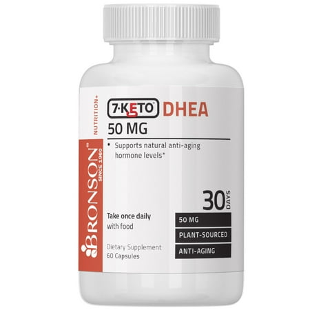 Bronson 7-Keto DHEA 50mg, Clinically Validated, Boost Metabolism 60