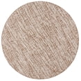 thumbnail image 2 of SAFAVIEH Beach House Nikola Geometric Indoor/Outdoor Area Rug, Brown/Ivory, 6'7" x 6'7" Round, 2 of 8