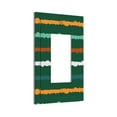 thumbnail image 2 of ZICANCN Outlet Covers Wall Plate, Green Modern Line Light Switch Cover Decorative, Duplex Toggle Combo 1-Gang, 2 of 9