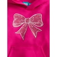 thumbnail image 3 of Wonder Nation Girls' Pullover Fleece Hoodie with Long Sleeves, Sizes 4-18 & Plus, 3 of 3