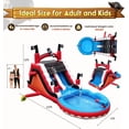 thumbnail image 4 of NBSPORT Commercial 23ft Inflatable Water Slide for Adults & Kids, with 950W Blower, Heavy-Duty PVC Bounce & Water Park for Outdoor Summer Parties, Wet/Dry Use, 4 of 8