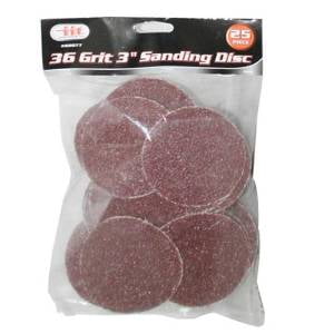 

IIT 82077 36 Grit 3 Sanding Discs 25 Pack